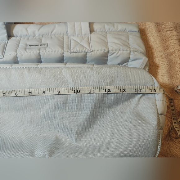 Light Blue Quilted Tote Bag Reebok - Picture 9 of 10